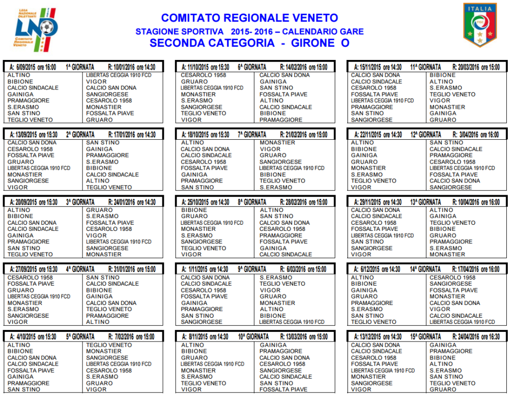 Calendario